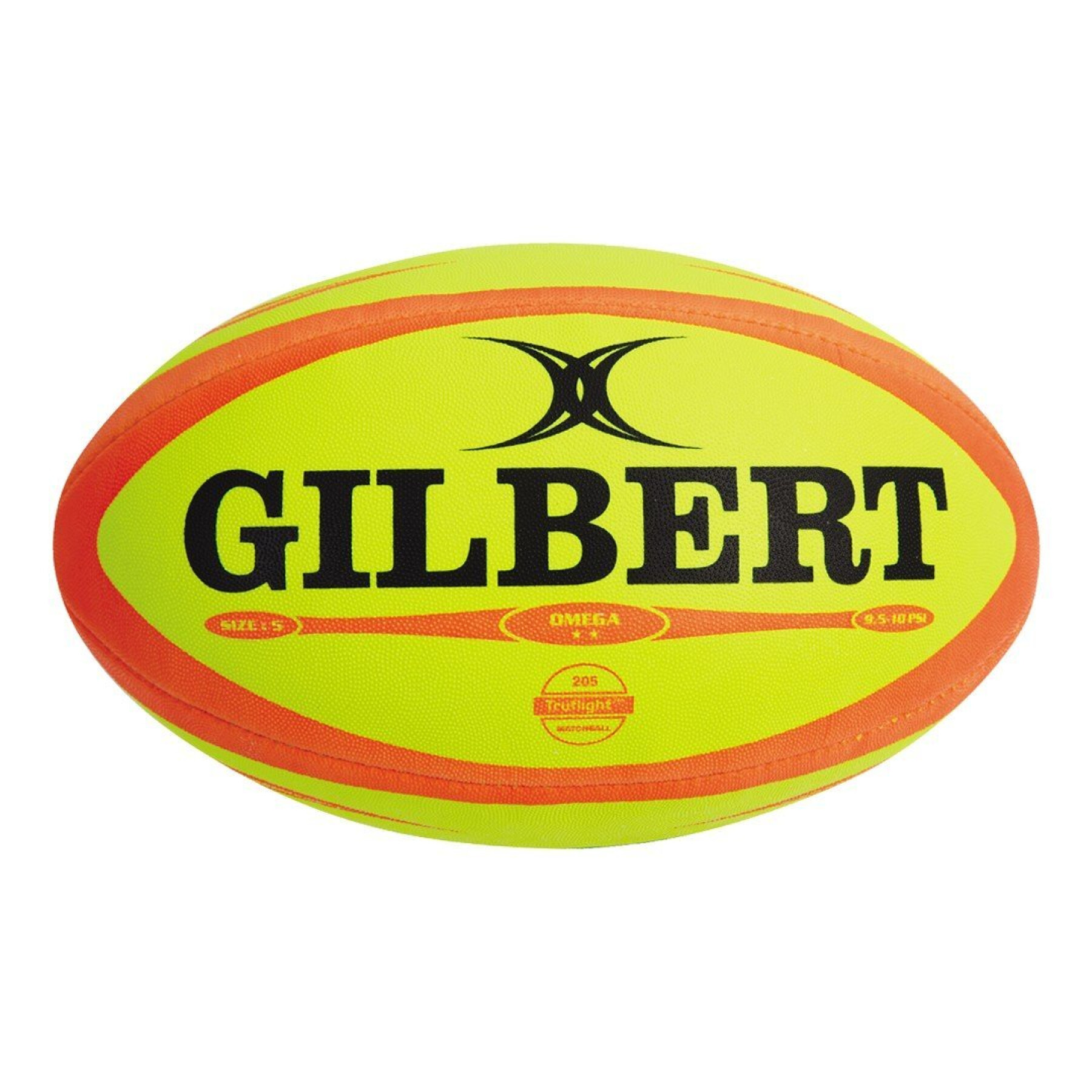 Rugbyball Gilbert Omega Fluo