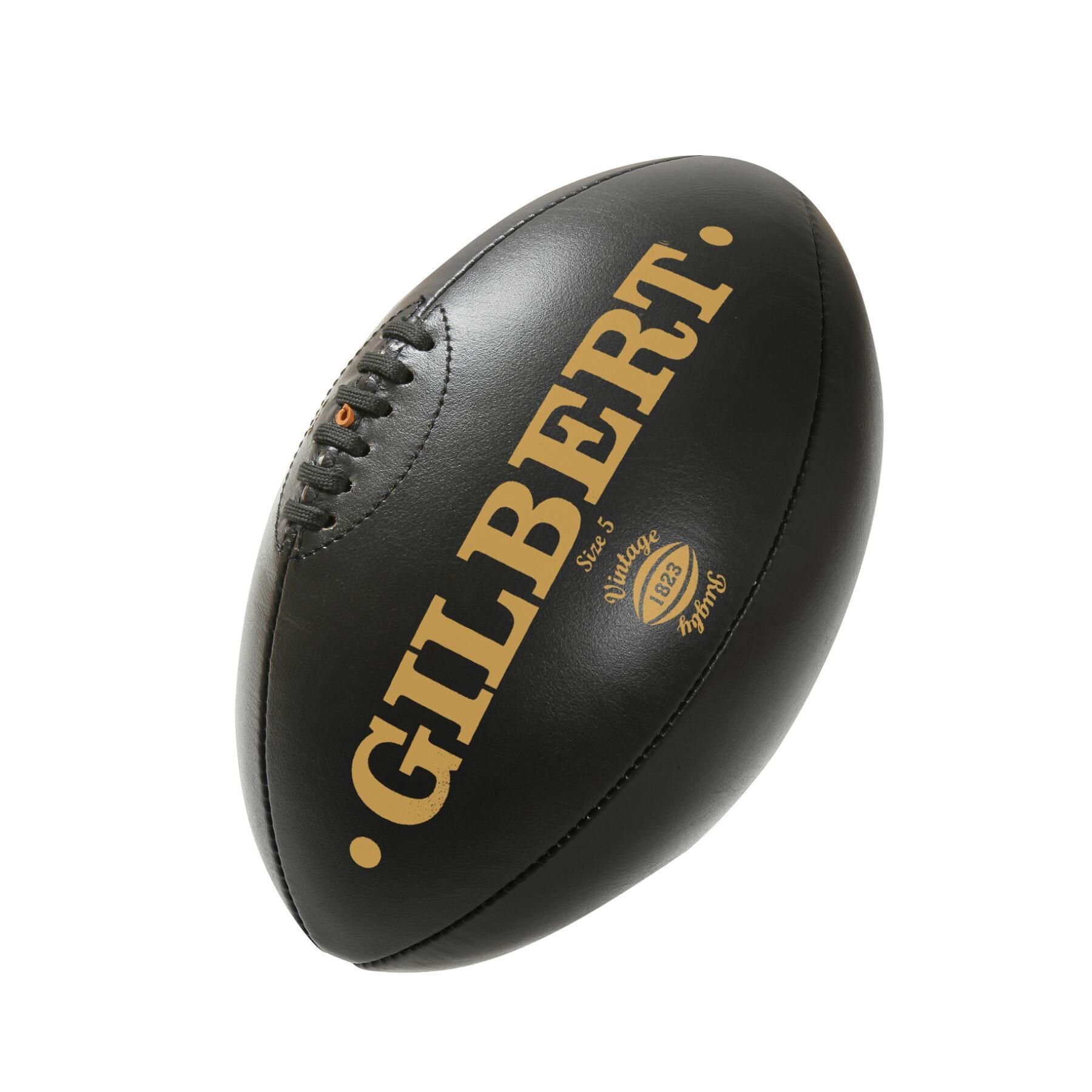 Vintage Leder Mini-Rugby-Ball Gilbert (taille 1)