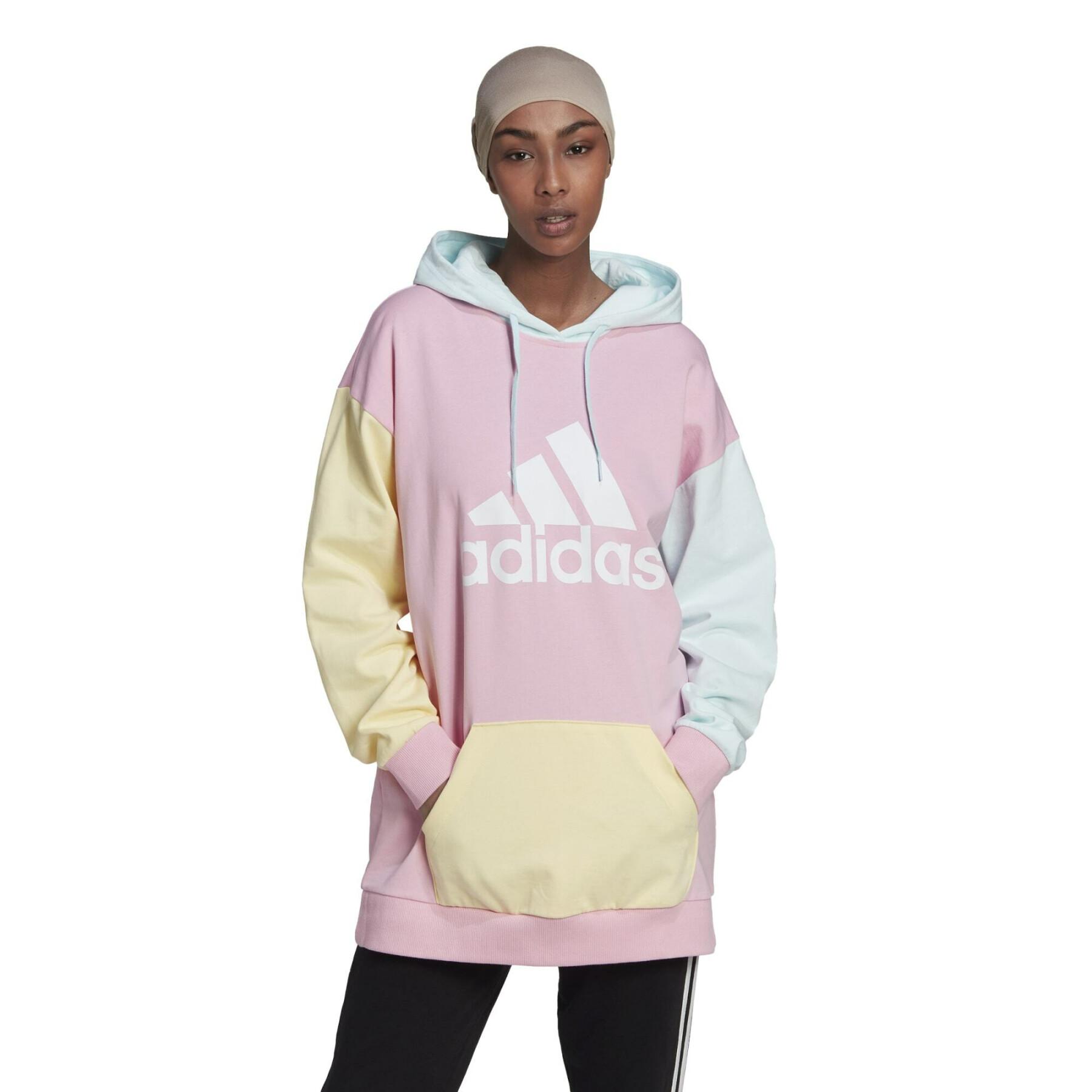 Sweatshirt Frau adidas Essentials Colorblock oversize