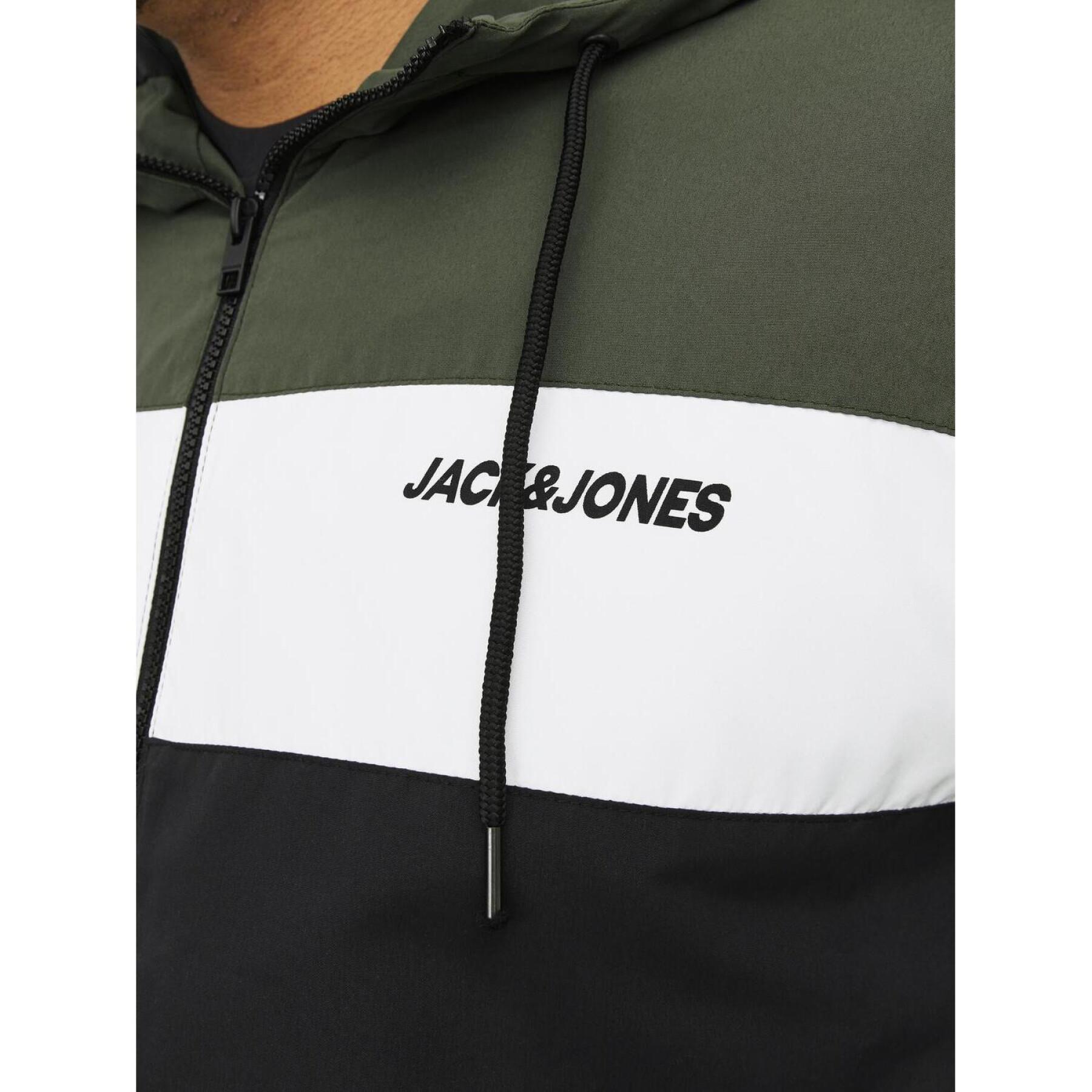 Sweatshirtjacke mit Kapuze in großen Größen Jack & Jones Rush
