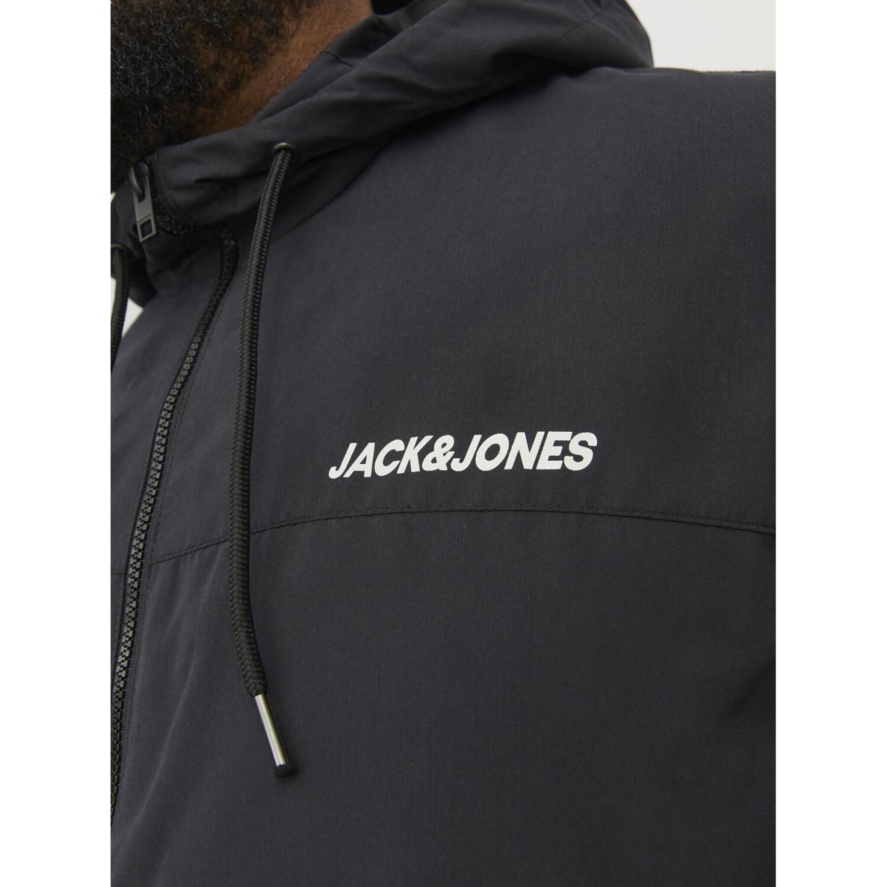 Sweatshirtjacke mit Kapuze in großen Größen Jack & Jones Rush