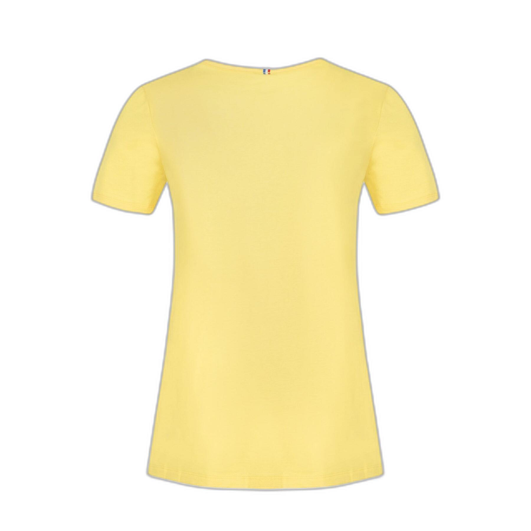 Kurzarm-T-Shirt, Damen Le Coq Sportif Saison N°1