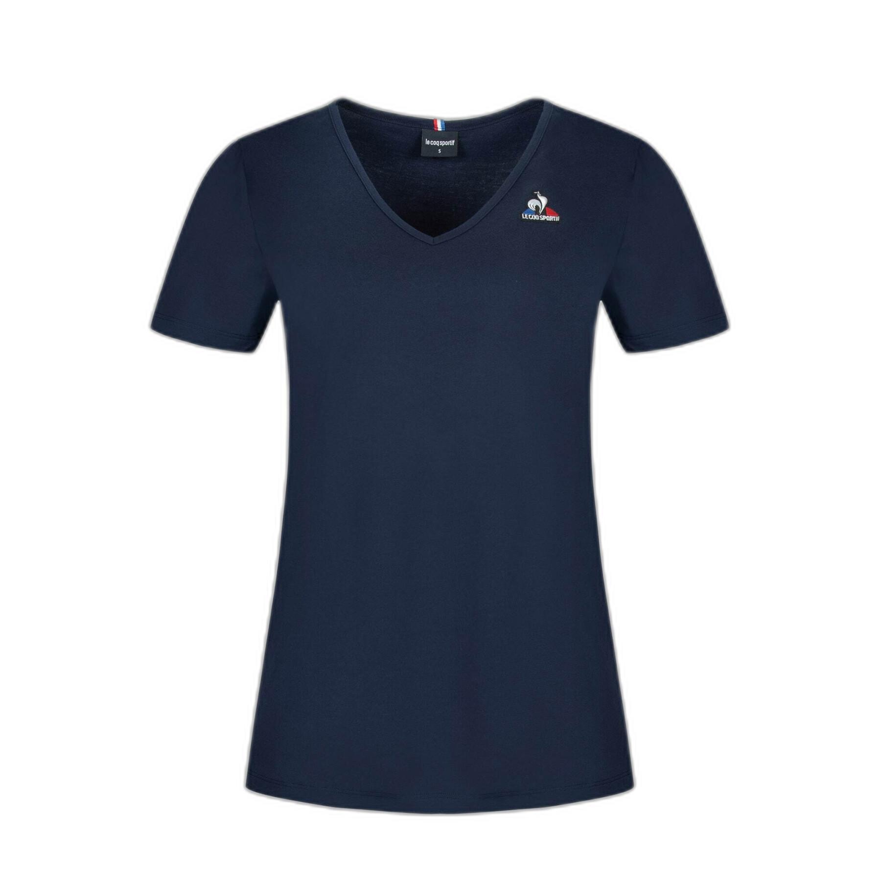 T-Shirt mit V-Ausschnitt, Damen Le Coq Sportif ESS N°2