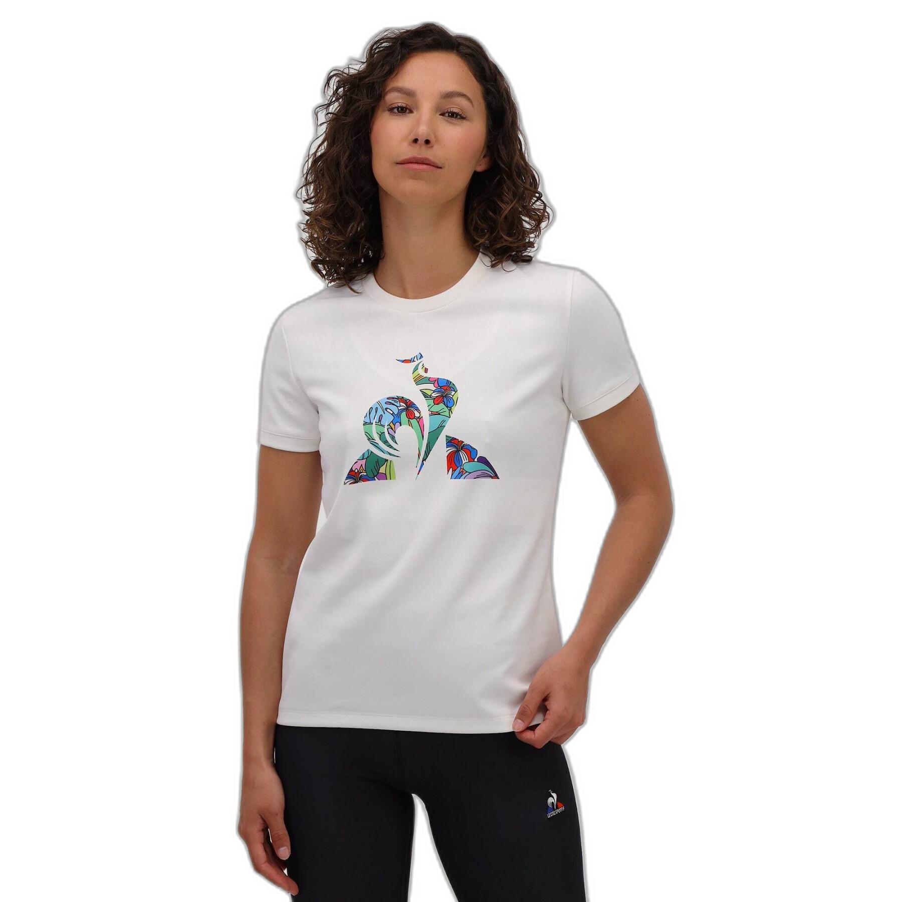 T-Shirt Frau Le Coq Sportif Leona Rose N°2