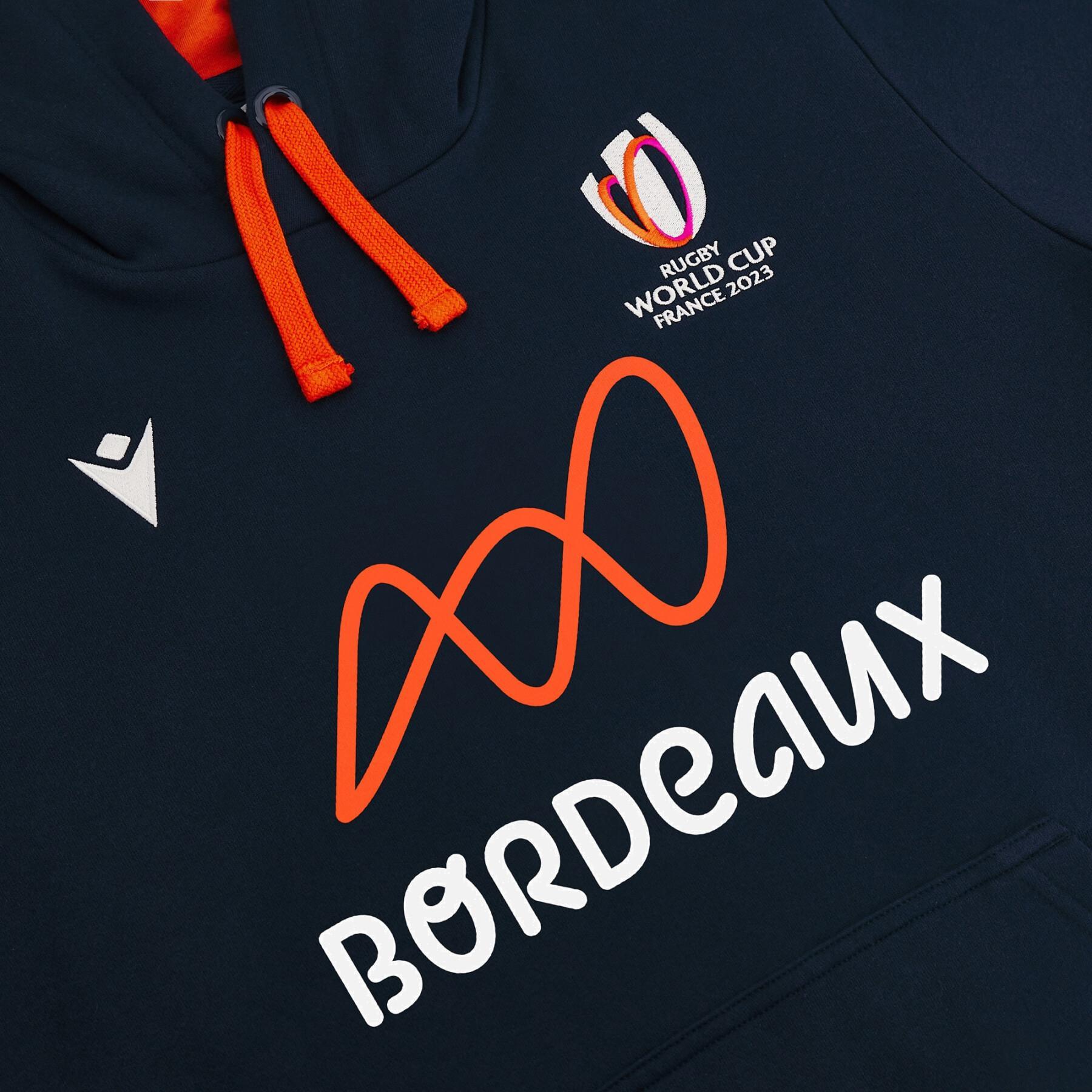 Sweatshirt mit Kapuze Macron RWC Frankreich 2023 Bordeaux