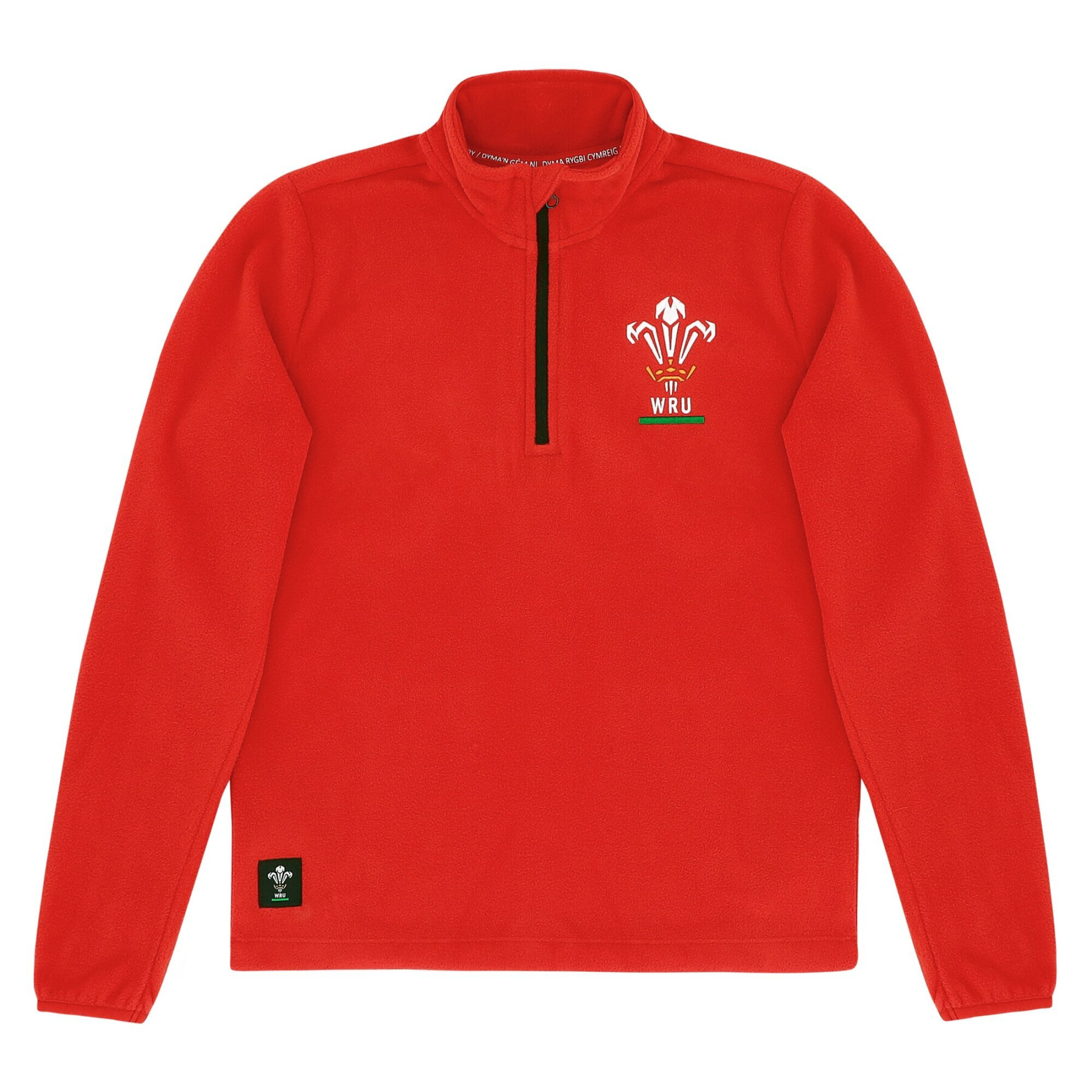 Sweatshirt 1/4 Reißverschluss Kind Pays de Galles Rugby XV Merch CA