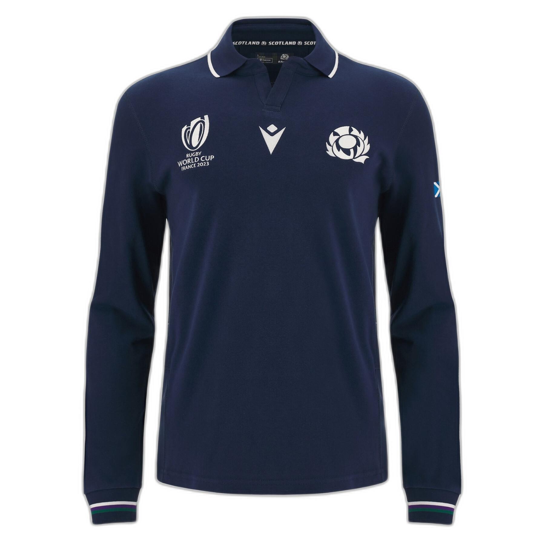 Langärmeliges Heim-Poloshirt Écosse RWC 2023
