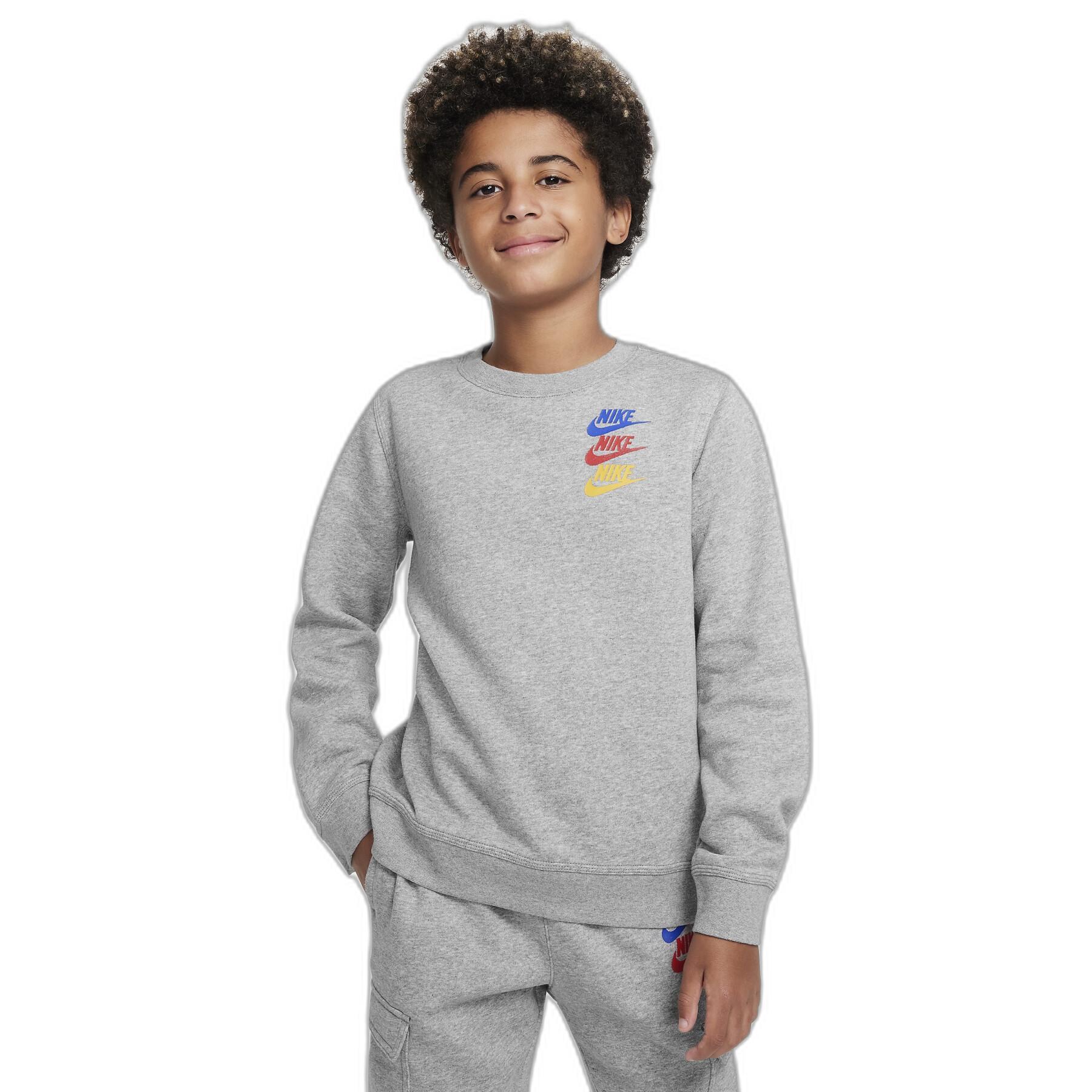 Sweatshirt Rundhalsausschnitt Kind Nike Standard Issue Fleece BB
