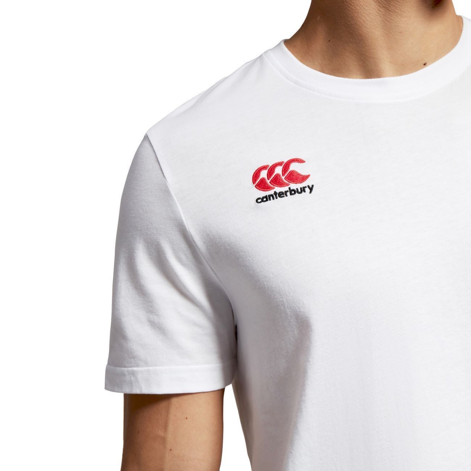 Baumwoll-T-Shirt mit kleinem Logo Canterbury