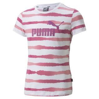 Mädchen-T-Shirt Puma Essentielleach AOP