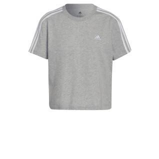 Frauen-T-Shirt adidas Essentials Loose 3-Stripes Cropped