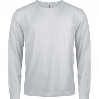 Langarm-T-Shirt Proact Sport blanc