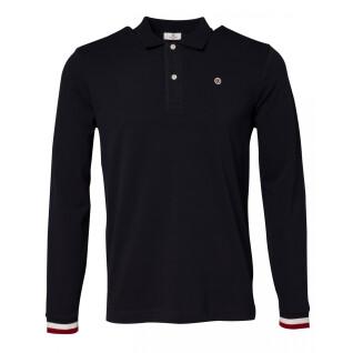 Langärmeliges Polo-Shirt Serge Blanco Uni