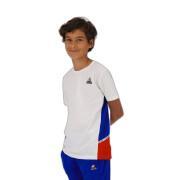 Kinder Kurzarm T-Shirt Le Coq Sportif Tri N°1