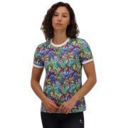 Kurzarm-T-Shirt, Damen Le Coq Sportif Leona Rose N°1