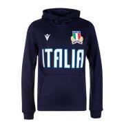 Kinder-Kapuzen-Sweatshirt Italien Rugby Travel 2022/23