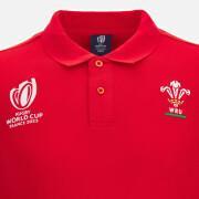 Polo-Shirt Kind Pays de Galles Rugby XV Merch RWC Country 2023